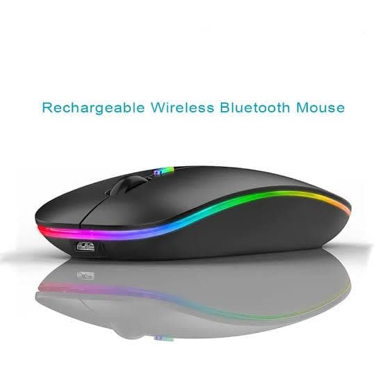 Dell W10 RGB Silent Dual Mode Wireless & Bluetooth Mouse